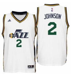 Utah Jazz #2 Joe Johnson Home White New Swingman Jersey