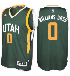 Utah Jazz #0 Nigel Williams-Goss Alternate Green New Swingman Stitched NBA Jersey