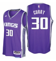 Sacramento Kings #30 Seth Curry 2016-17 Seasons Purple Road New Swingman Jersey