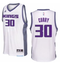 Sacramento Kings #30 Seth Curry 2016-17 Seasons White Home New Swingman Jersey