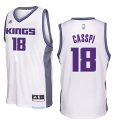 Sacramento Kings #18 Omri Casspi 2016-17 Seasons White Home New Swingman Jersey