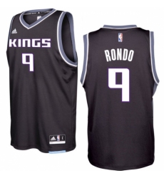 Sacramento Kings #9 Rajon Rondo 2016-17 Seasons Black Alternate New Swingman Jersey