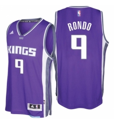 Sacramento Kings #9 Rajon Rondo 2016-17 Seasons Purple Road New Swingman Jersey