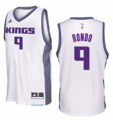 Sacramento Kings #9 Rajon Rondo 2016-17 Seasons White Home New Swingman Jersey