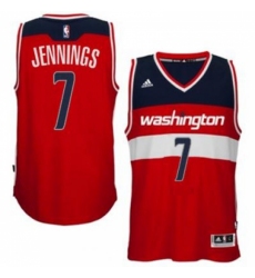 adidas Washington Wizards #7 Brandon Jennings Red Swingman Road Jersey