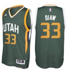 Men's Utah Jazz #33 Boris Diaw adidas Green New Swingman Alternate Jersey