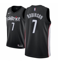 Men NBA 2018-19 Washington Wizards #7 Devin Robinson City Edition Black Jersey