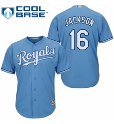 Men's Majestic Kansas City Royals #16 Bo Jackson Replica Light Blue Alternate 1 Cool Base MLB Jersey