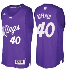 Men's Sacramento Kings #40 Arron Afflalo Purple 2016-2017 Christmas Day NBA Swingman Jersey