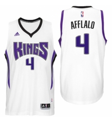 Sacramento Kings #4 Arron Afflalo Home White New Swingman Jersey