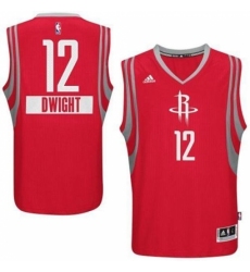 Rockets #12 Dwight Howard Red 2014-15 Christmas Day Stitched NBA Jersey