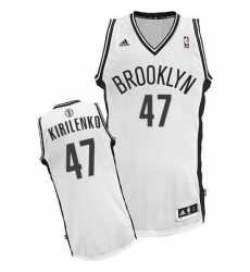 Revolution 30 Nets #47 Andrei Kirilenko White Home Stitched NBA Jersey
