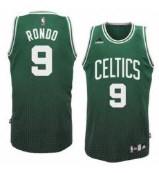 Celtics #9 Rajon Rondo Green Resonate Fashion Swingman Stitched NBA Jersey