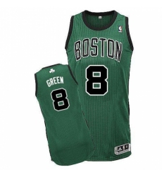 Revolution 30 Celtics #8 Jeff Green Green(Black No.) Stitched NBA Jersey