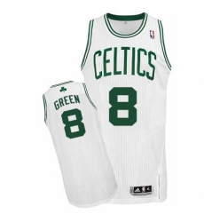 Revolution 30 Celtics #8 Jeff Green White Stitched NBA Jerseyey