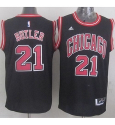 Revolution 30 Bulls #21 Jimmy Butler Black Stitched NBA Jersey