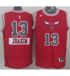 Bulls #13 Joakim Noah Red 2014-15 Christmas Day Stitched NBA Jersey