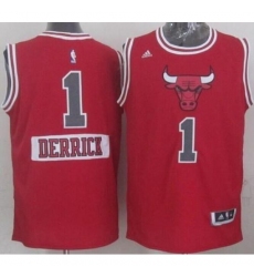 Bulls #1 Derrick Rose Red 2014-15 Christmas Day Stitched Youth NBA Jersey