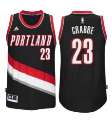 Portland Trail Blazers #23 Allen Crabbe New Swingman Road Black Jersey