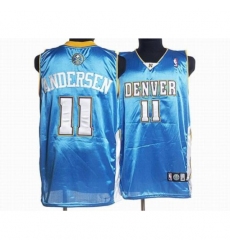 Nuggets #11 Chris Andersen Stitched Baby Blue NBA Jersey