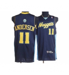 Nuggets #11 Chris Andersen Stitched Dark Blue NBA Jersey