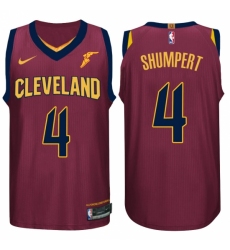 Nike NBA Cleveland Cavaliers #4 Iman Shumpert Jersey 2017-18 New Season Wine Red Jersey