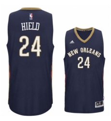 New Orleans Pelicans #24 Buddy Heild 2016 Road Navy New Swingman Jersey
