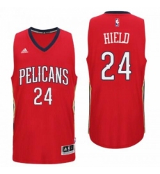 New Orleans Pelicans #24 Buddy Heild Alternate Red New Swingman Jersey