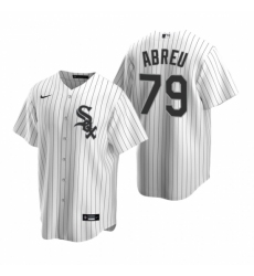 Men's Nike Chicago White Sox #79 Jose Abreu White Home Stitched Baseball Jersey