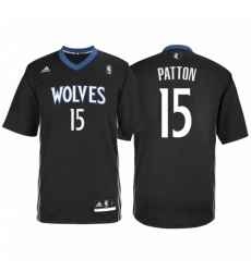 Minnesota Timberwolves #15 Justin Patton Alternate Black New Swingman Stitched NBA Jersey