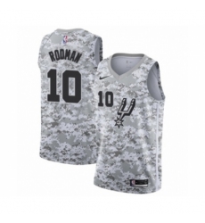 Women's San Antonio Spurs #10 Dennis Rodman White Swingman Jersey - Earned Edition