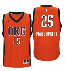 Men's Oklahoma City Thunder #25 Doug McDermott adidas Orange Player Swingman Jersey