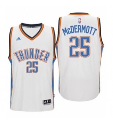 Men's Oklahoma City Thunder #25 Doug McDermott adidas White Player Swingman Jersey