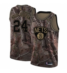 Men's Nike Brooklyn Nets #24 Rondae Hollis-Jefferson Camo NBA Swingman Realtree Collection Jersey