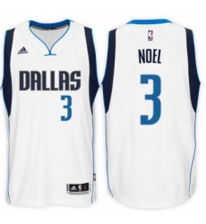 Men's Dallas Mavericks #3 Nerlens Noel adidas White Swingman Home Jersey