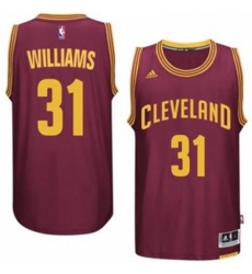 Men's Cleveland Cavaliers #31 Deron Williams adidas Burgundy Player Swingman Road Jersey