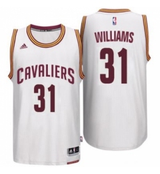 Men's Cleveland Cavaliers #31 Deron Williams adidas White Player Swingman Home Jersey