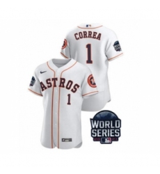 Men's Houston Astros #2 Alex Bregman 2021 Grey World Series Flex Base Stitched Baseball Jersey