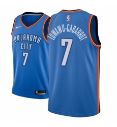 Men NBA 2018-19 Oklahoma City Thunder #7 Timothe Luwawu-Cabarrot Icon Edition Blue Jersey