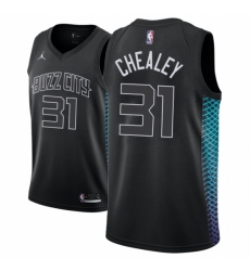 Men NBA 2018-19 Charlotte Hornets #31 Joe Chealey City Edition Black Jersey
