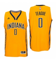 Indiana Pacers #0 Jeff Teague New Swingman Alternate Gold Jersey