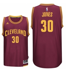 Cleveland Cavaliers #30 Dahntay Jones New Swingman Road Wine Jersey