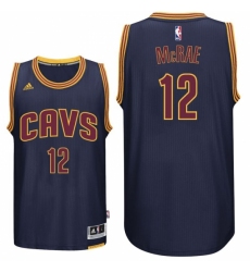 Cleveland Cavaliers #12 Jordan McRae New Swingman Alternate Navy Jersey