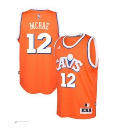 adidas Cleveland Cavaliers #12 Jordan McRae Orange Hardwood Classics Swingman Jersey