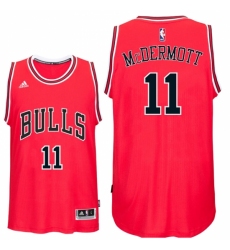 Chicago Bulls #11 Doug McDermott 2016 Road Red New Swingman Jersey