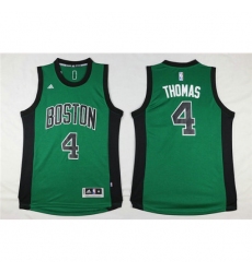 Boston Celtics #4 Isaiah Thomas Green Swingman Stitched NBA Jersey