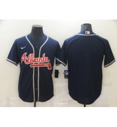 Men's Nike Atlanta Braves Blank Blue Jersey