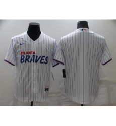 Men's Nike Atlanta Braves Blank White City Player Jersey