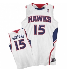 Atlanta Hawks #15 Al Horford Revolution 30 Swingman Home White Jersey