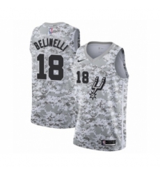 Youth San Antonio Spurs #18 Marco Belinelli White Swingman Jersey - Earned Edition